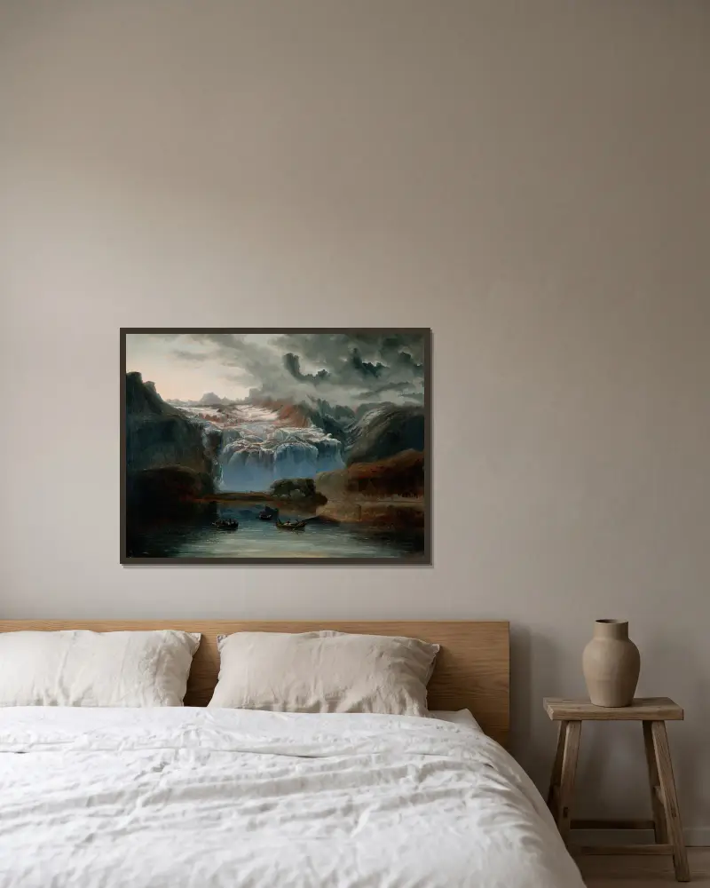 Ledovec Jostedalsbreen, Peder Balke v rámu na stěně