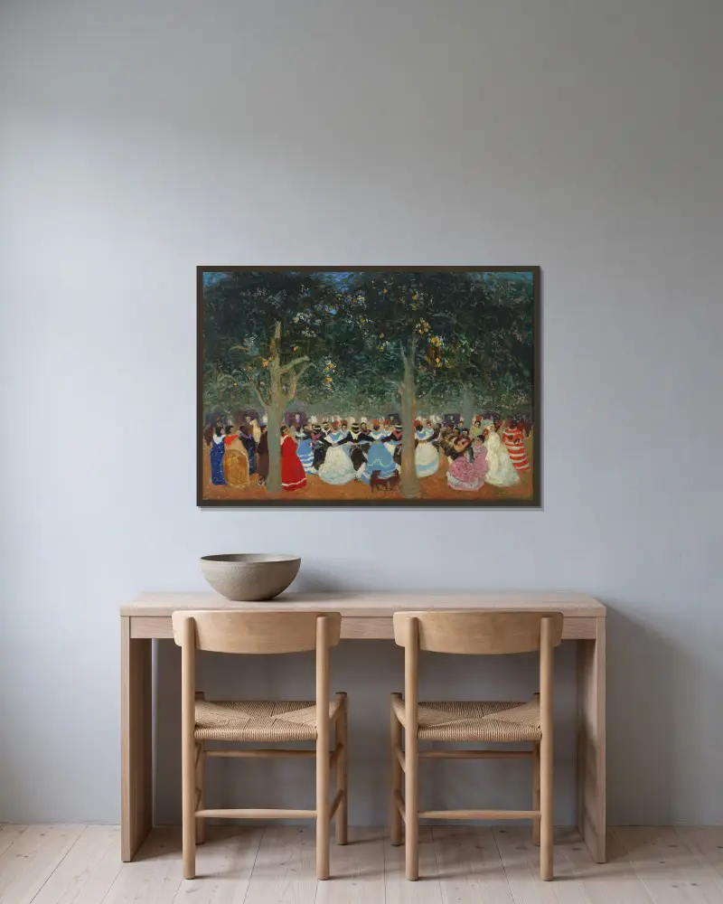 Pericón (from 1880 until 1938), 1880 – nr 1 av Pedro Figari inramad på en vägg