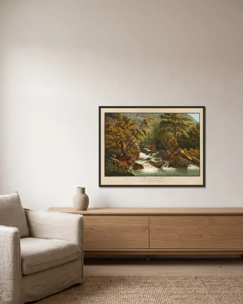 Část Birsy, Peter Birmann v rámu na stěně