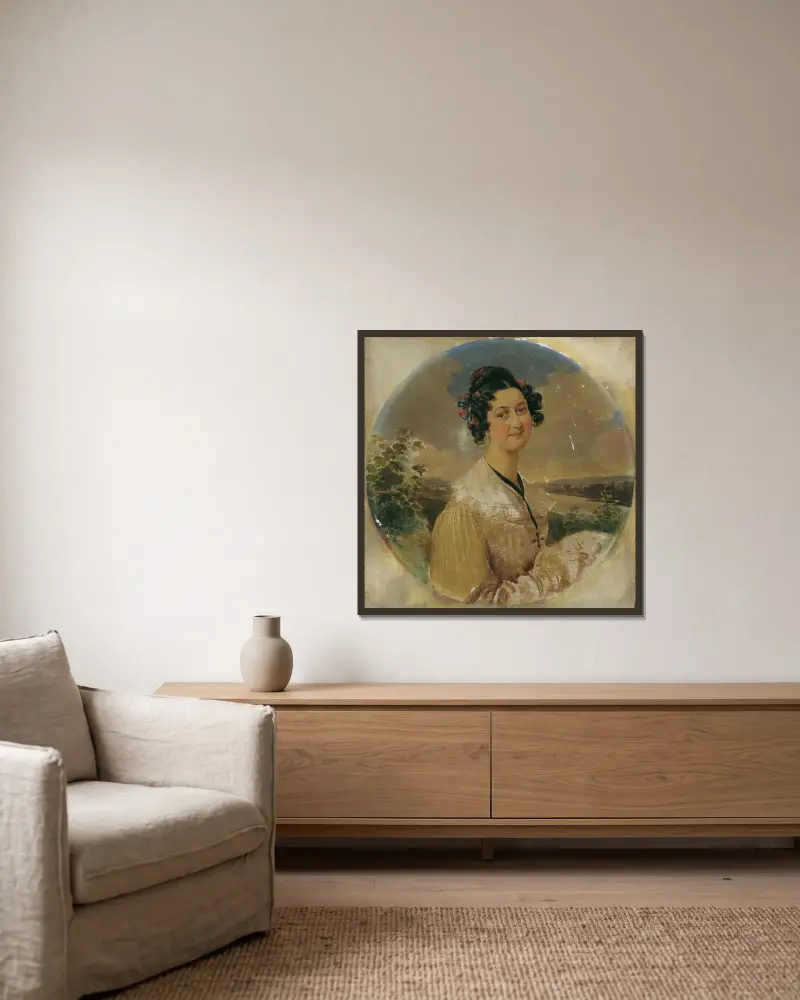 Elisabeth Konopasek, Peter Fendi v rámu na stěně