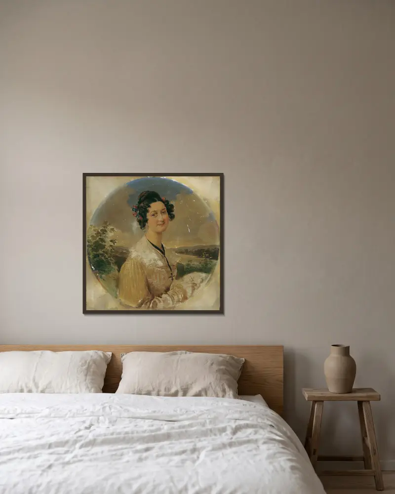 Elisabeth Konopasek, Peter Fendi v rámu na stěně