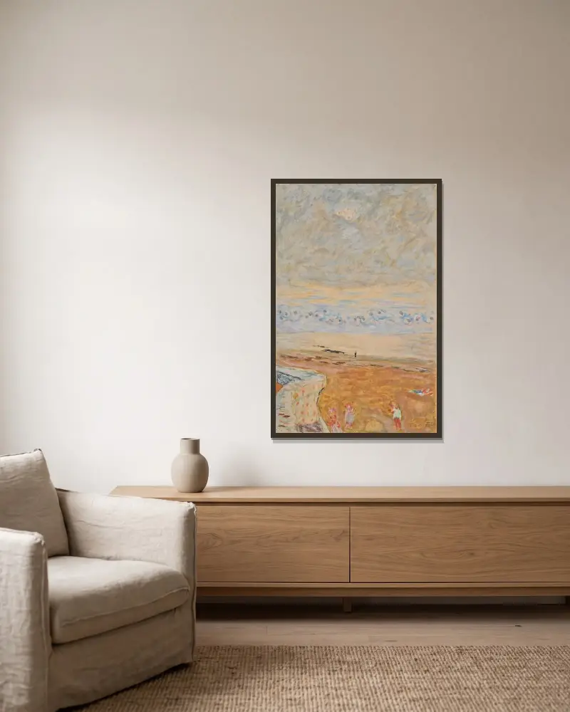 Nadbrzeże, Pierre Bonnard w ramie na ścianie