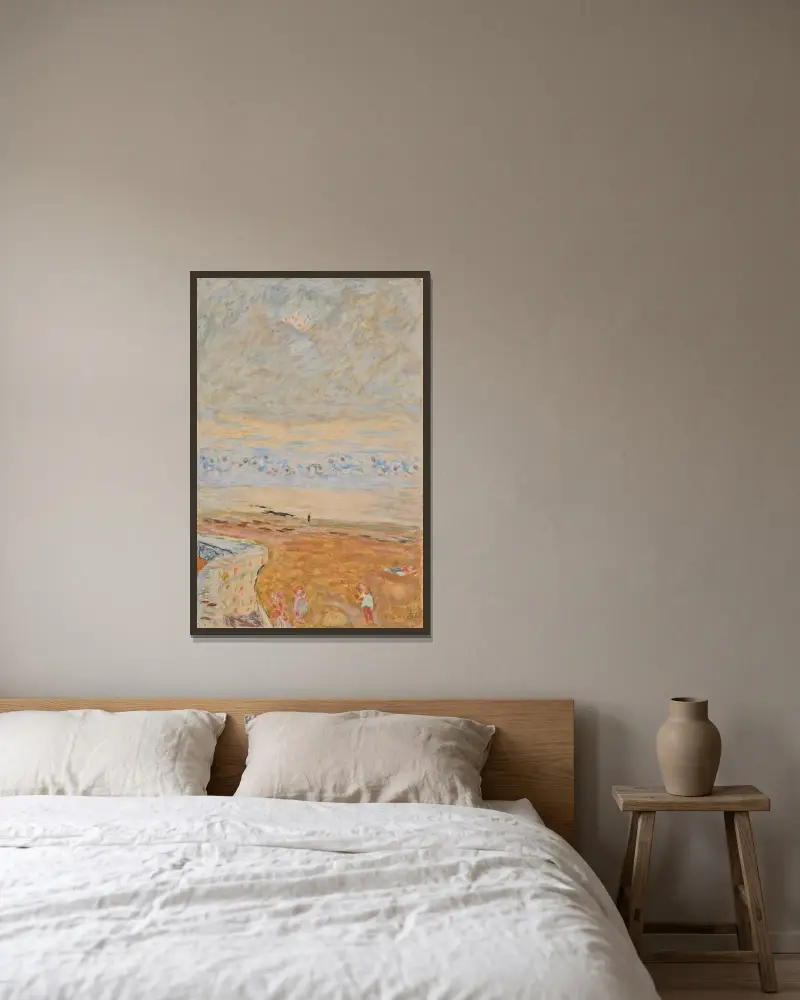 Nadbrzeże, Pierre Bonnard w ramie na ścianie