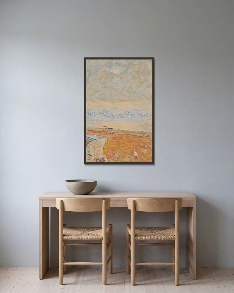 Nadbrzeże, Pierre Bonnard w ramie na ścianie