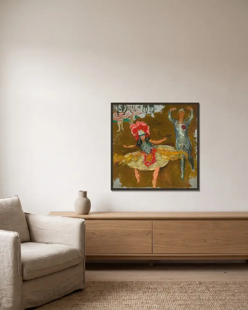 Tanečnice, Pierre Bonnard v rámu na stěně