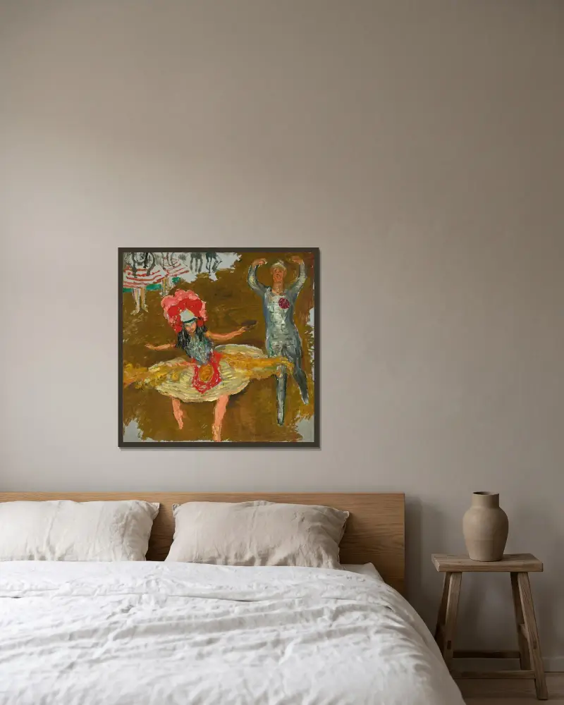 Tanečnice, Pierre Bonnard v rámu na stěně