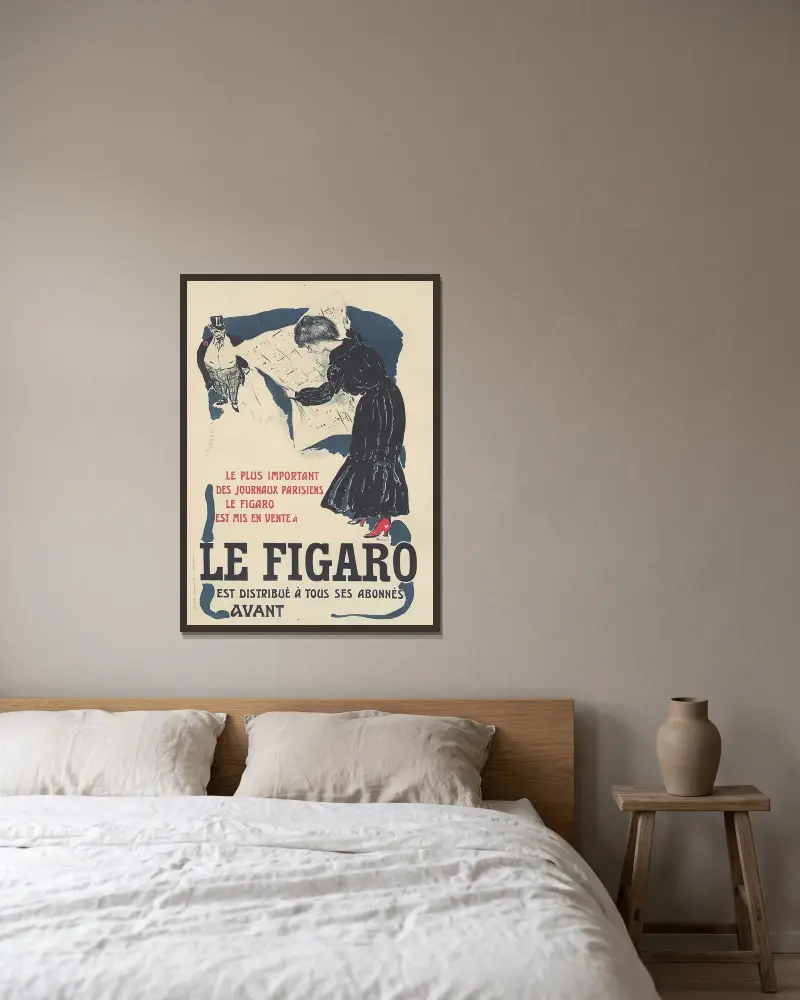 Le Figaro, Pierre Bonnard v rámu na stěně