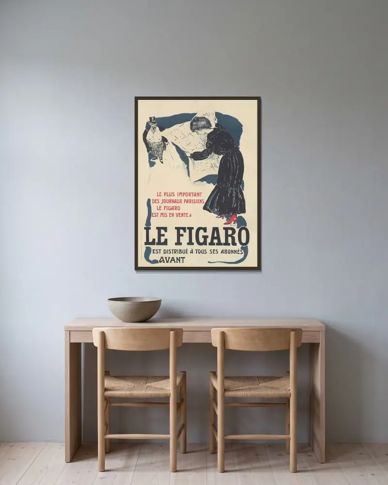 Le Figaro, Pierre Bonnard v rámu na stěně