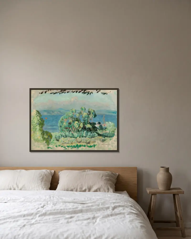 Eukaliptusy, Pierre Bonnard w ramie na ścianie
