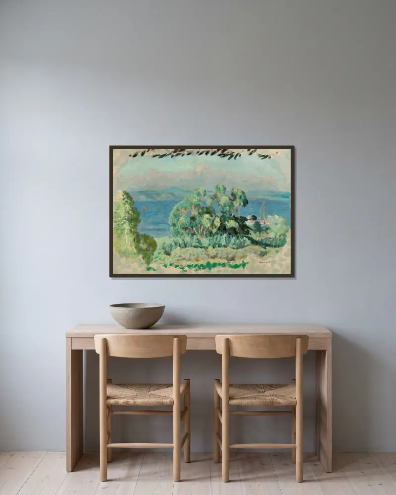 Eukaliptusy, Pierre Bonnard w ramie na ścianie