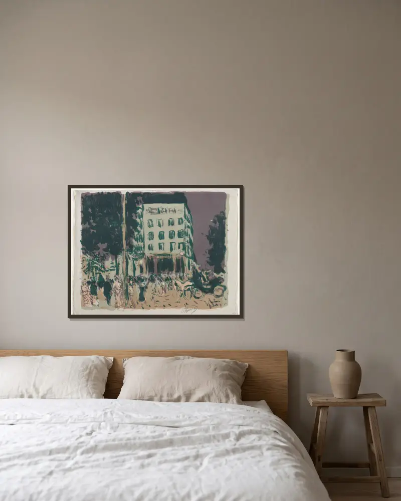 Bulwary, Pierre Bonnard w ramie na ścianie