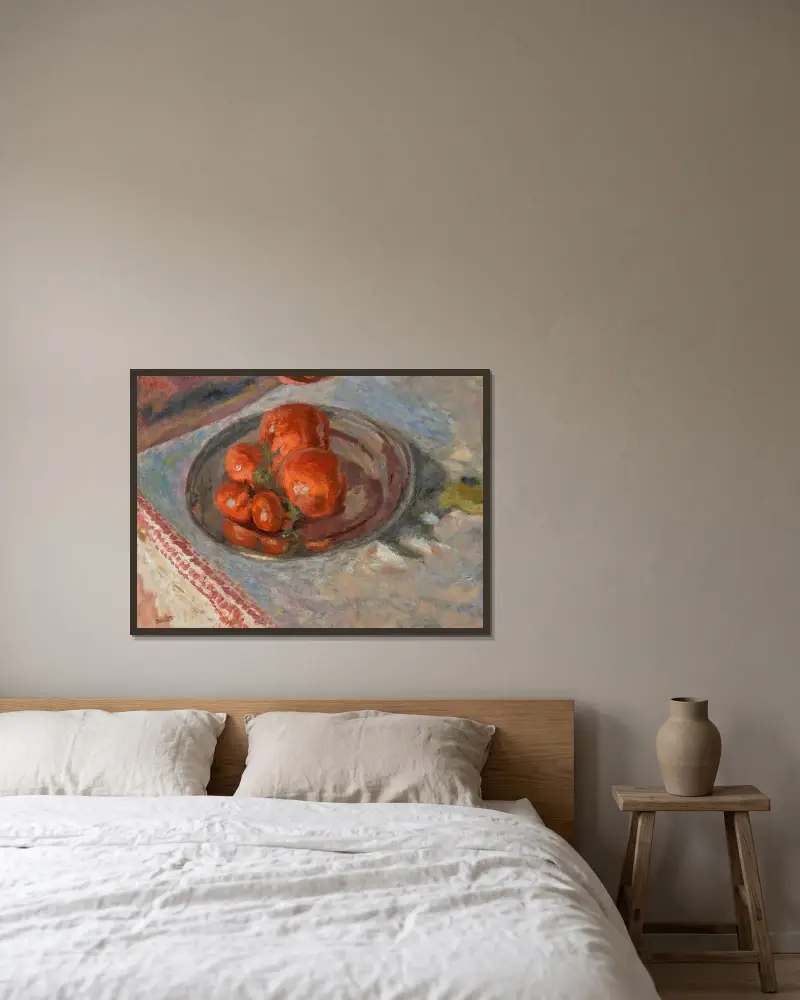 Tomates av Pierre Bonnard inramad på en vägg