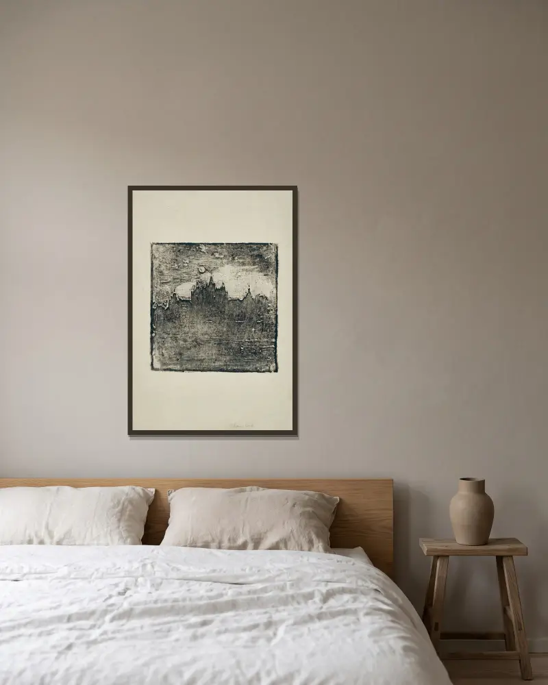 Chambord, 1898 – Nr. 1 von Pierre Roche gerahmt an einer Wand