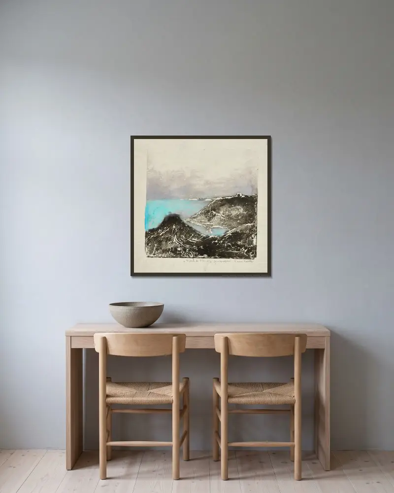 L’anse de l’Hermot (Pordic), 1907 – Nr. 2 von Pierre Roche gerahmt an einer Wand