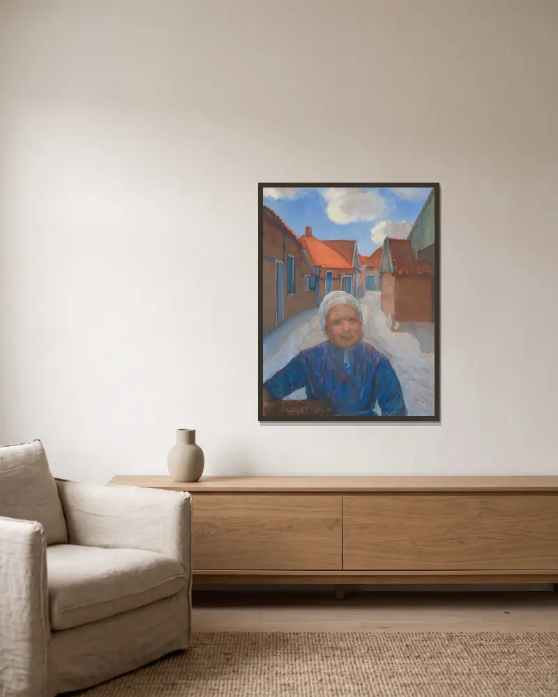 Na Lappenbrinku ve Winterswijku, Piet Mondrian v rámu na stěně
