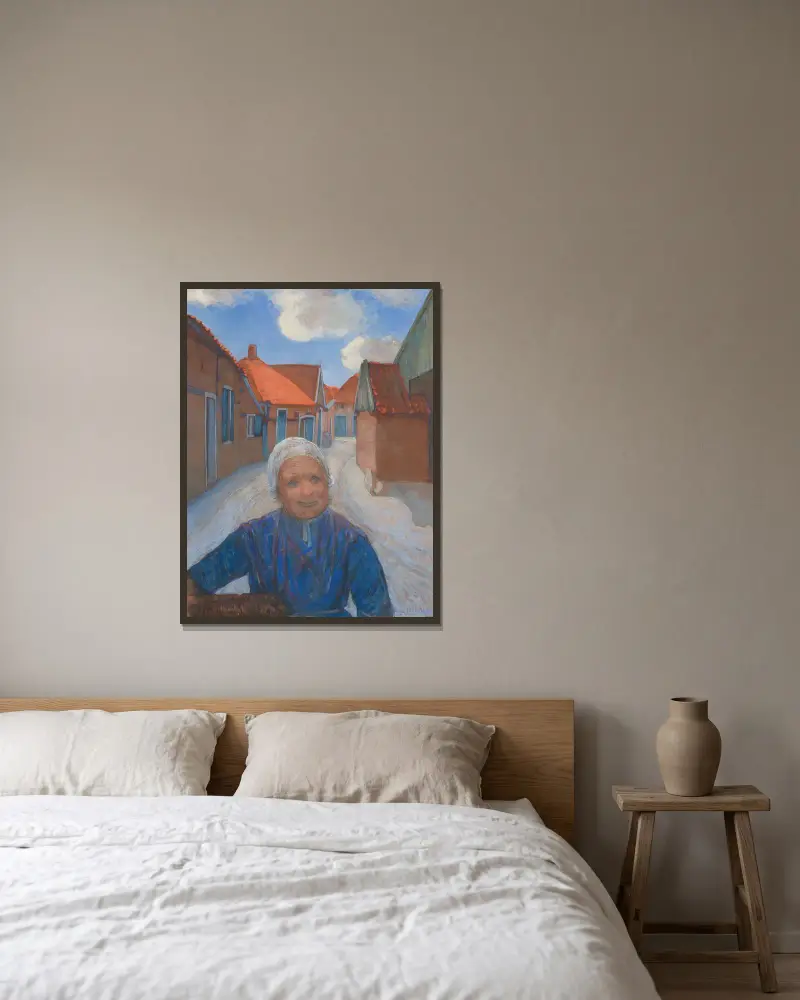 Na Lappenbrinku ve Winterswijku, Piet Mondrian v rámu na stěně