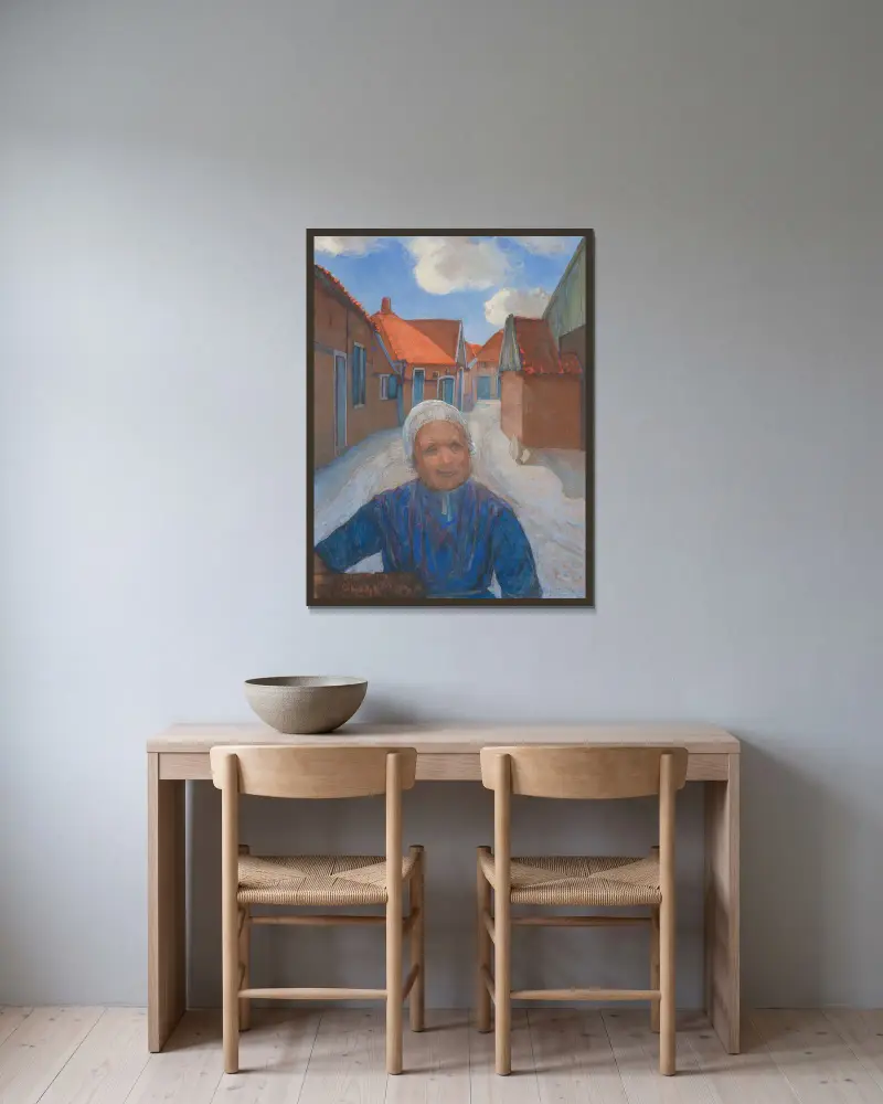 Na Lappenbrinku ve Winterswijku, Piet Mondrian v rámu na stěně