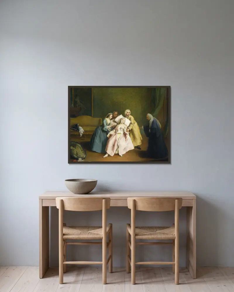 Zemdlenie, Pietro Longhi w ramie na ścianie