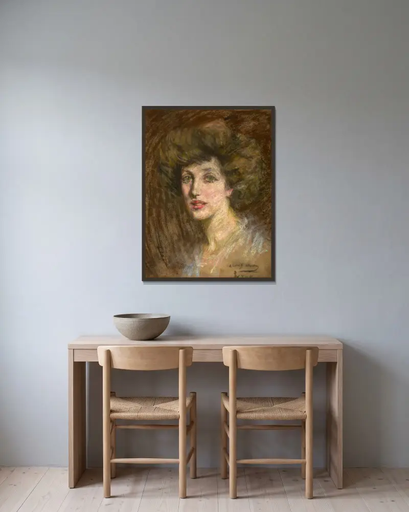 Gladys, Alice Pike Barney w ramie na ścianie