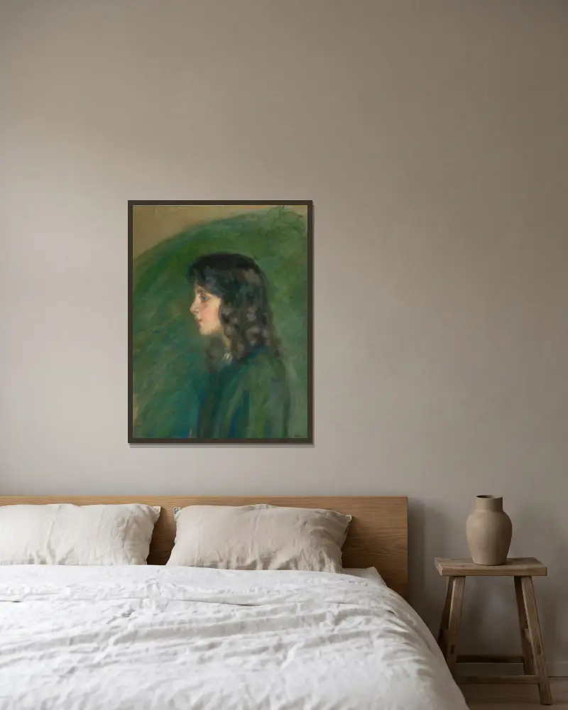 Lucy av Alice Pike Barney inramad på en vägg