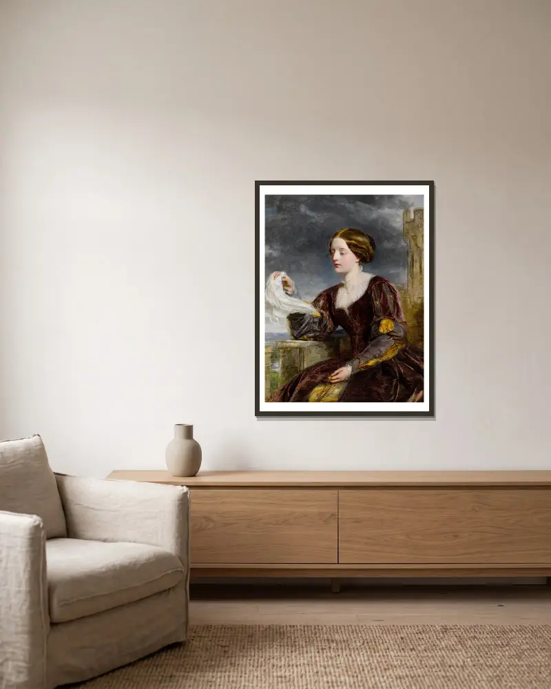 Signalen, William Powell Frith v rámu na stěně