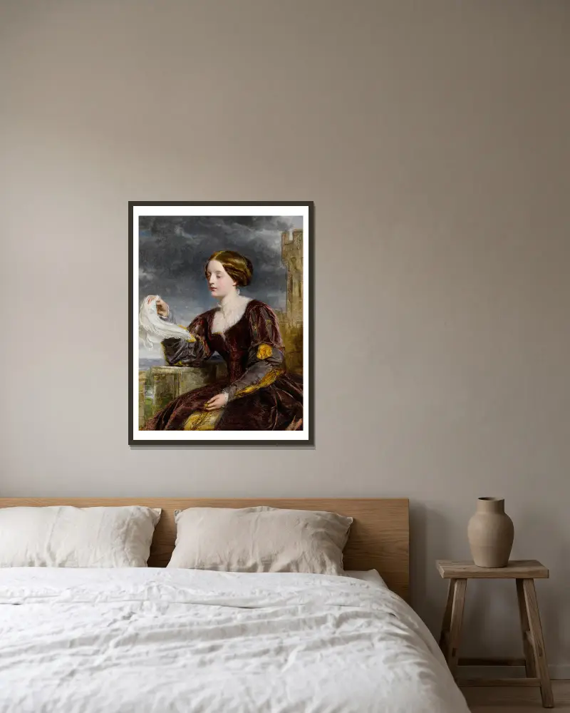 Signalen, William Powell Frith v rámu na stěně