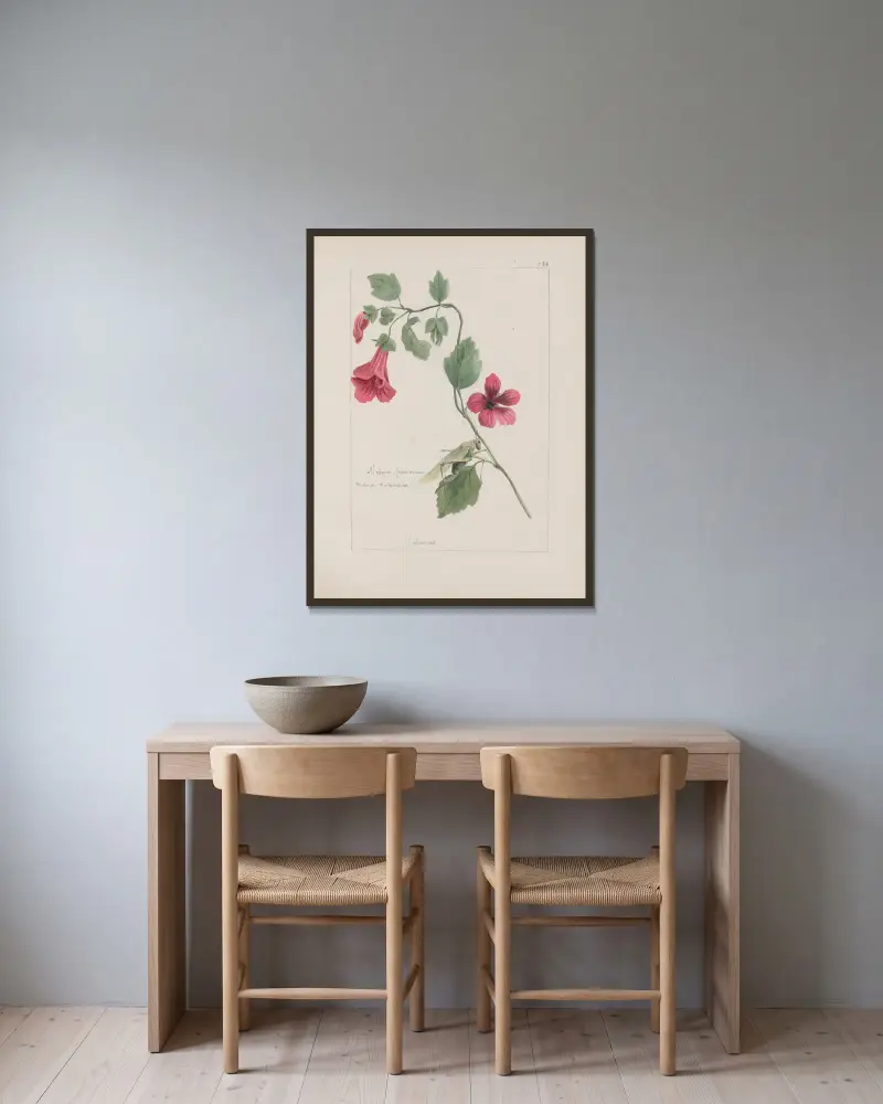 Album de botanique Tafel 253 von Constant Amable Prevost-Hersant gerahmt an einer Wand
