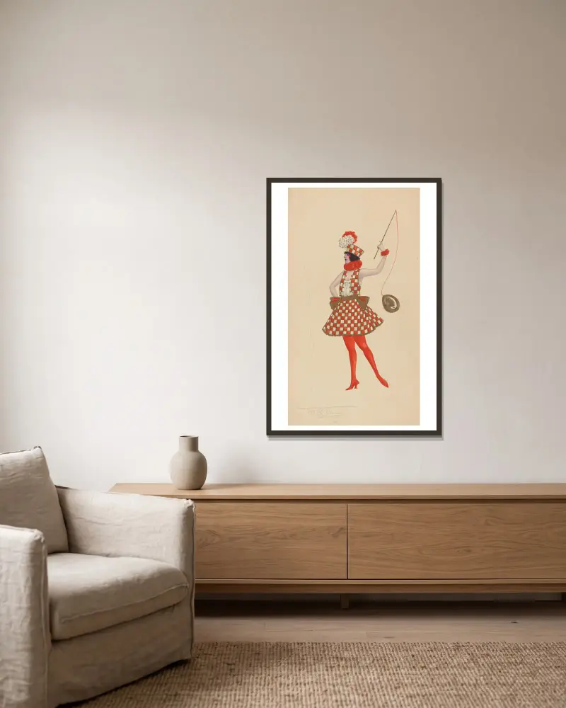 -Reds-Girls von Will R. Barnes gerahmt an einer Wand