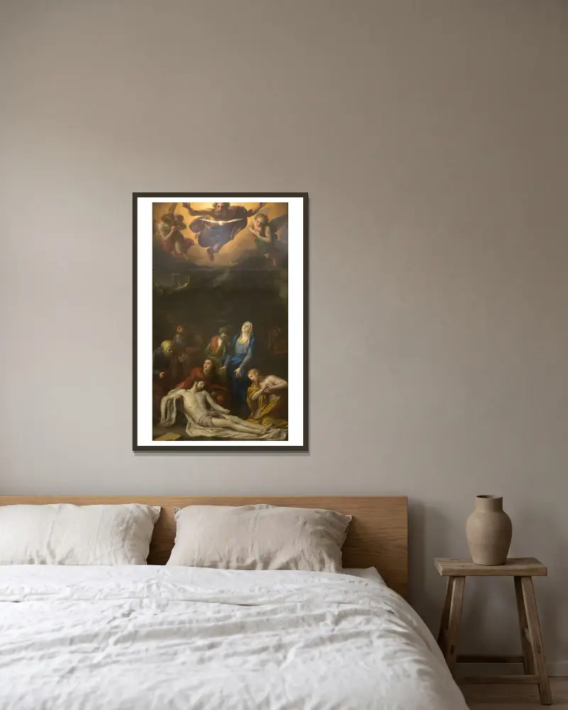 Descent av Anton Raphael Mengs inramad på en vägg