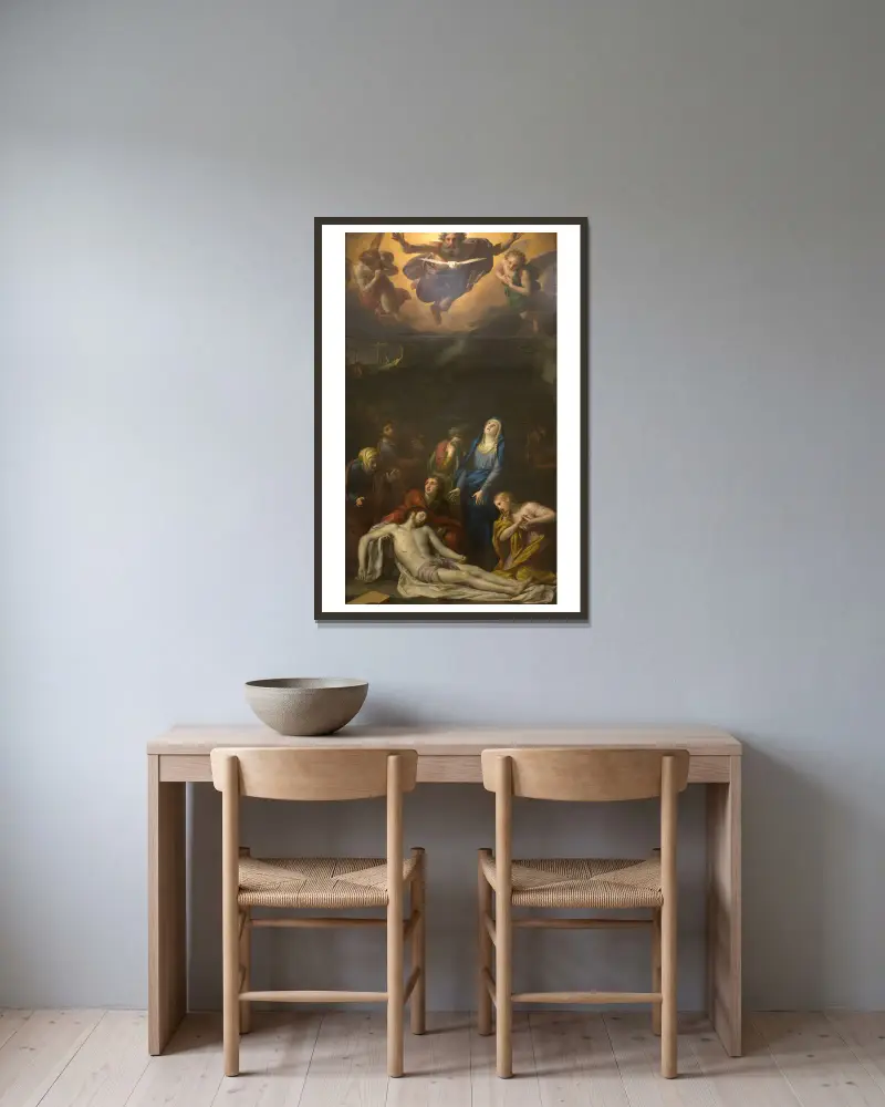 Descent av Anton Raphael Mengs inramad på en vägg