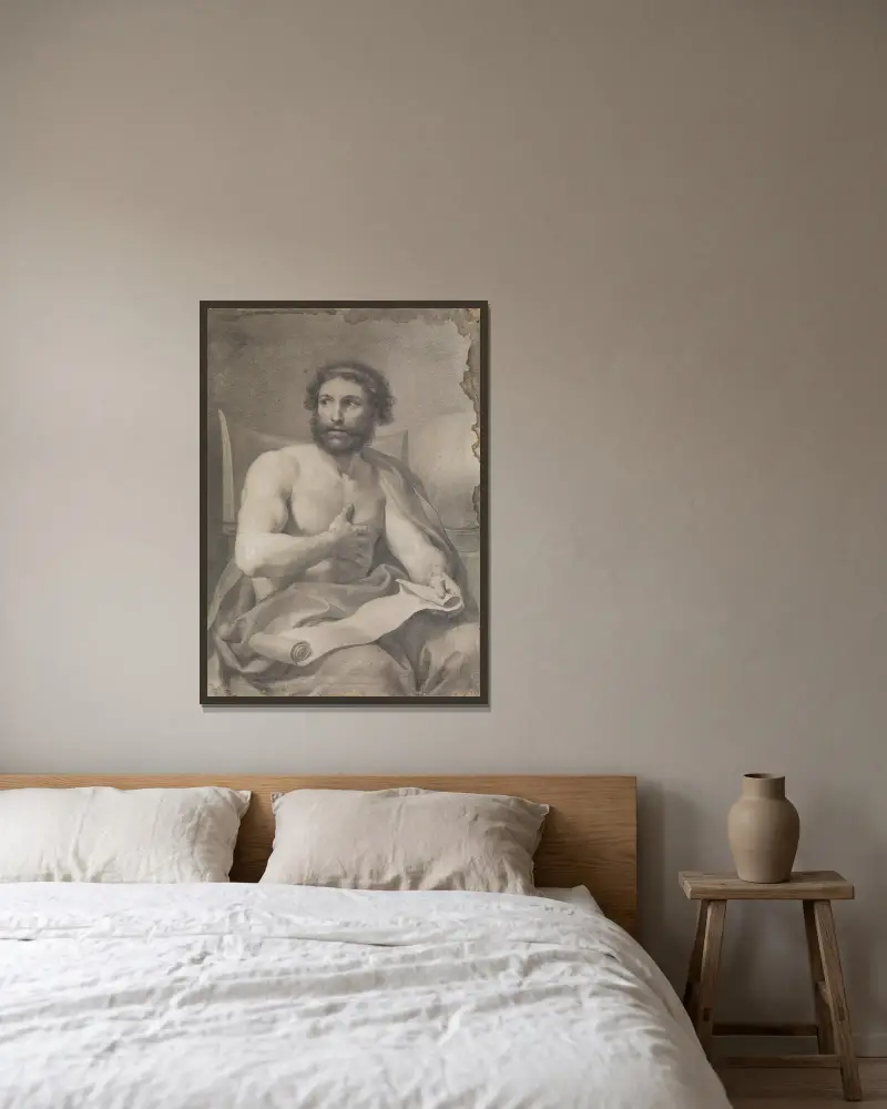Epiktet, Anton Raphael Mengs w ramie na ścianie