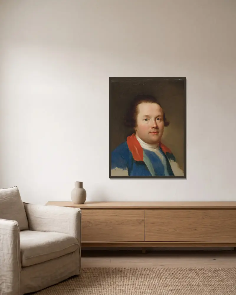 George, 3. earl Cowper, Anton Raphael Mengs v rámu na stěně