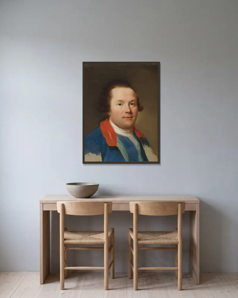 George, 3. earl Cowper, Anton Raphael Mengs v rámu na stěně