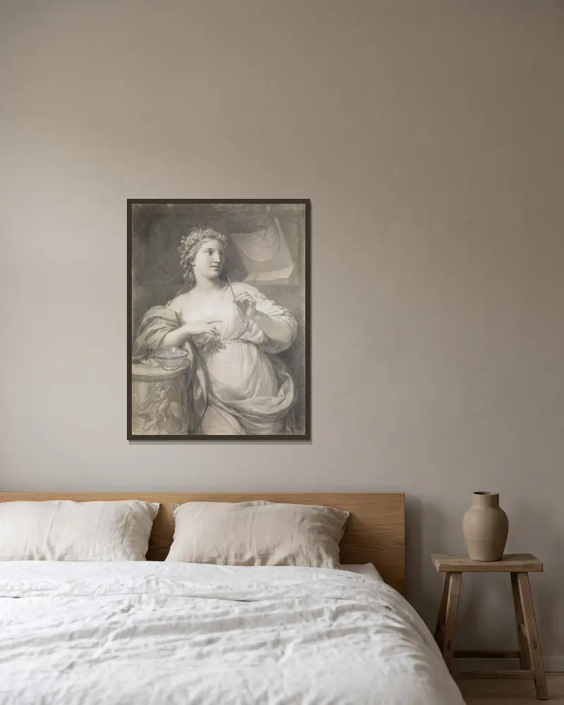 Griechische Tänzerin, Anton Raphael Mengs v rámu na stěně