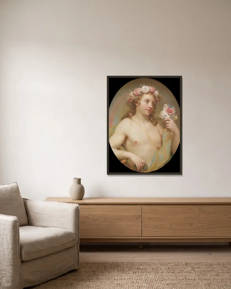 Pleasure, Anton Raphael Mengs v rámu na stěně