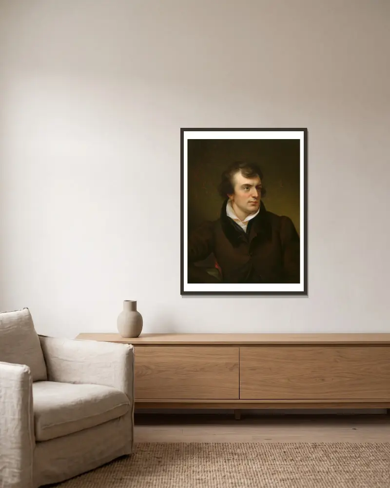 Horatio Greenough, Rembrandt Peale v rámu na stěně
