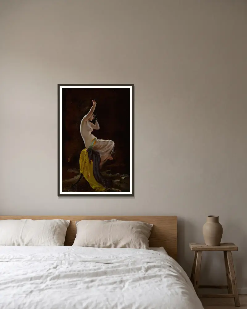 Soukromá chvíle, Luis Ricardo Falero v rámu na stěně