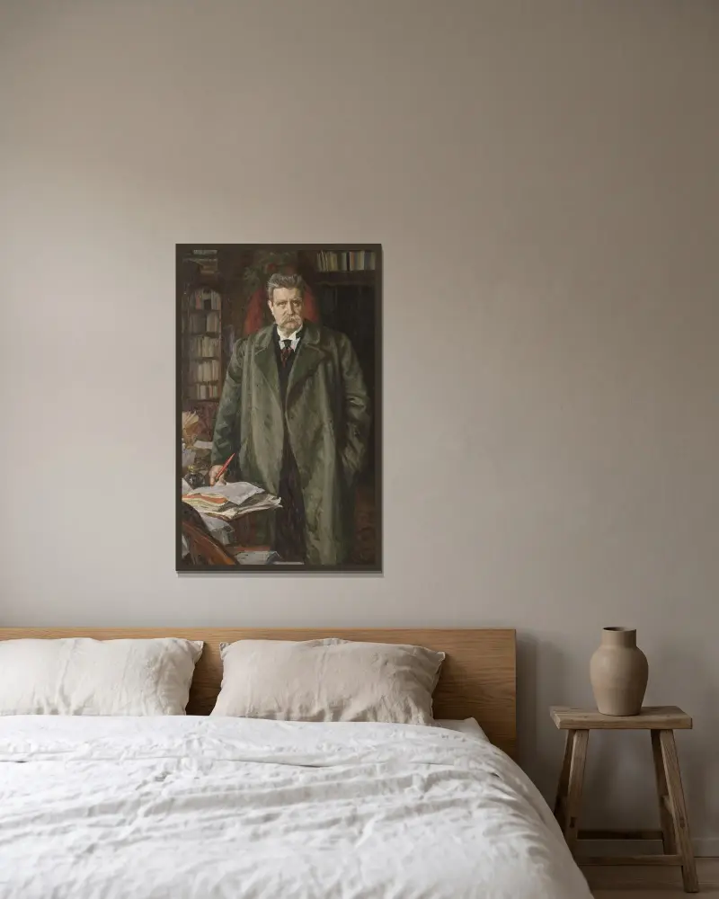 Hjalmar Branting, Richard Bergh v rámu na stěně