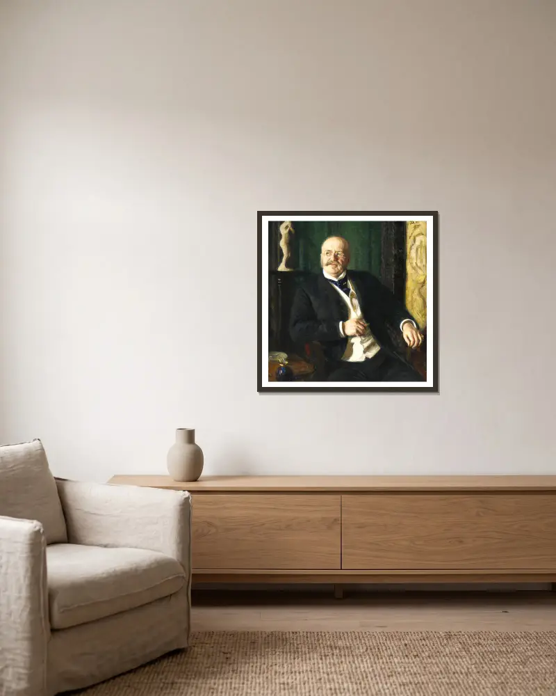 Julius Caspar, Merchant von Richard Bergh gerahmt an einer Wand