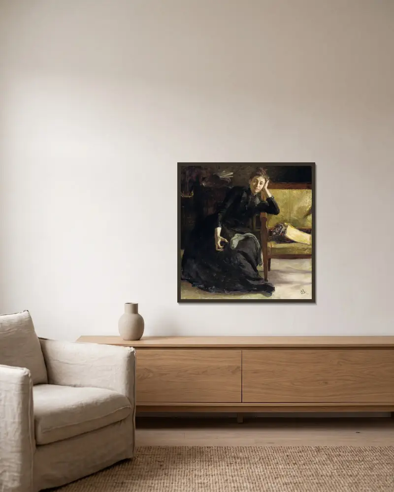 The Artist Eva Bonnier, Richard Bergh v rámu na stěně