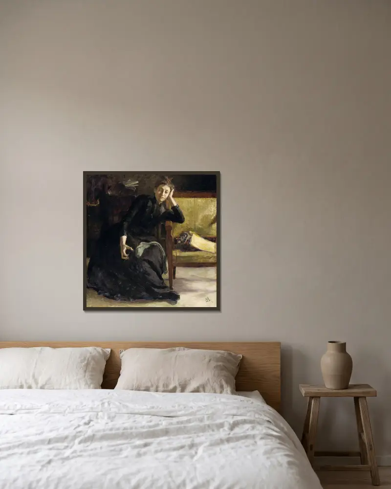The Artist Eva Bonnier, Richard Bergh v rámu na stěně