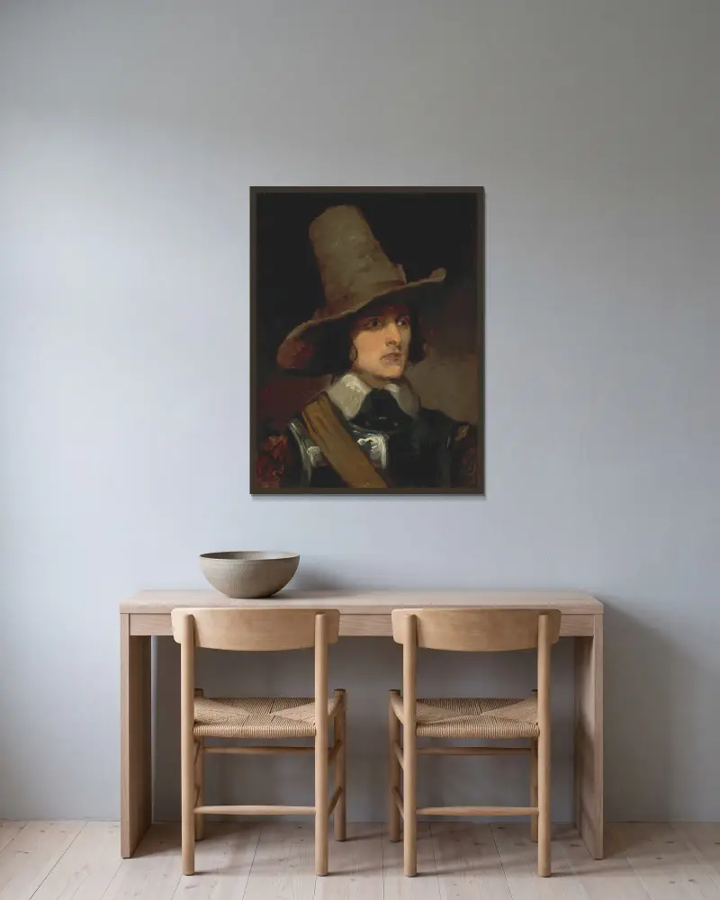 Augustus Egg, Richard Dadd w ramie na ścianie