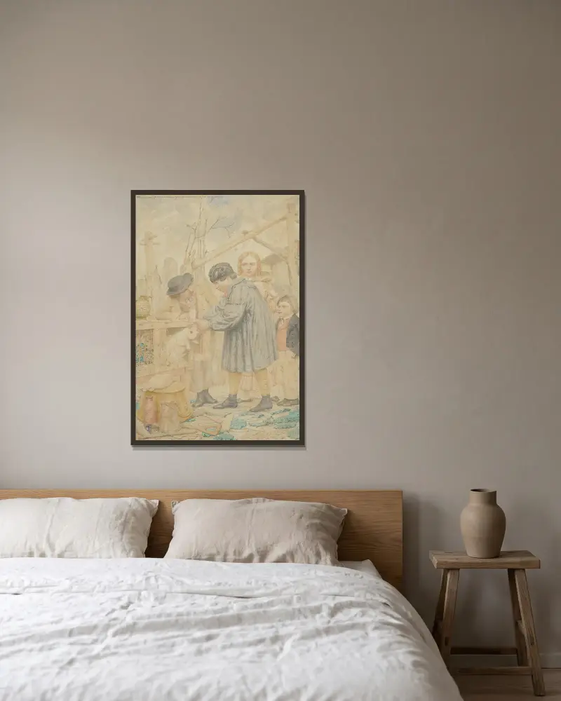 Králičí kotec, Richard Dadd v rámu na stěně