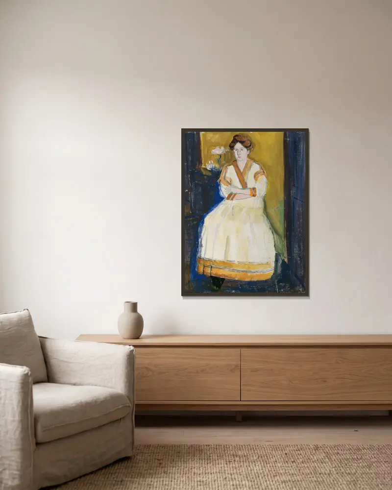 Mathilde Schönberg, Richard Gerstl v rámu na stěně