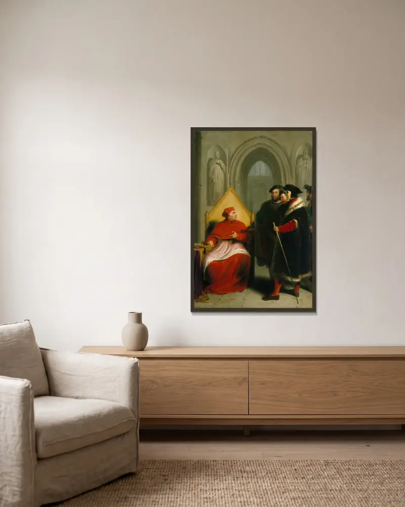 Wolsey v nemilosti, Richard Westall v rámu na stěně