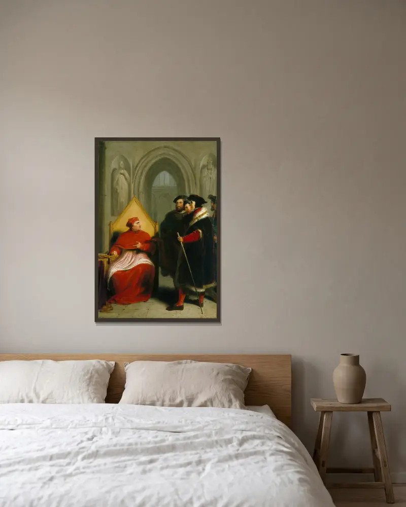 Wolsey v nemilosti, Richard Westall v rámu na stěně