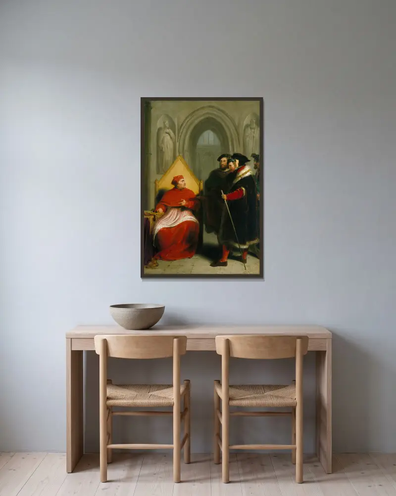Wolsey v nemilosti, Richard Westall v rámu na stěně