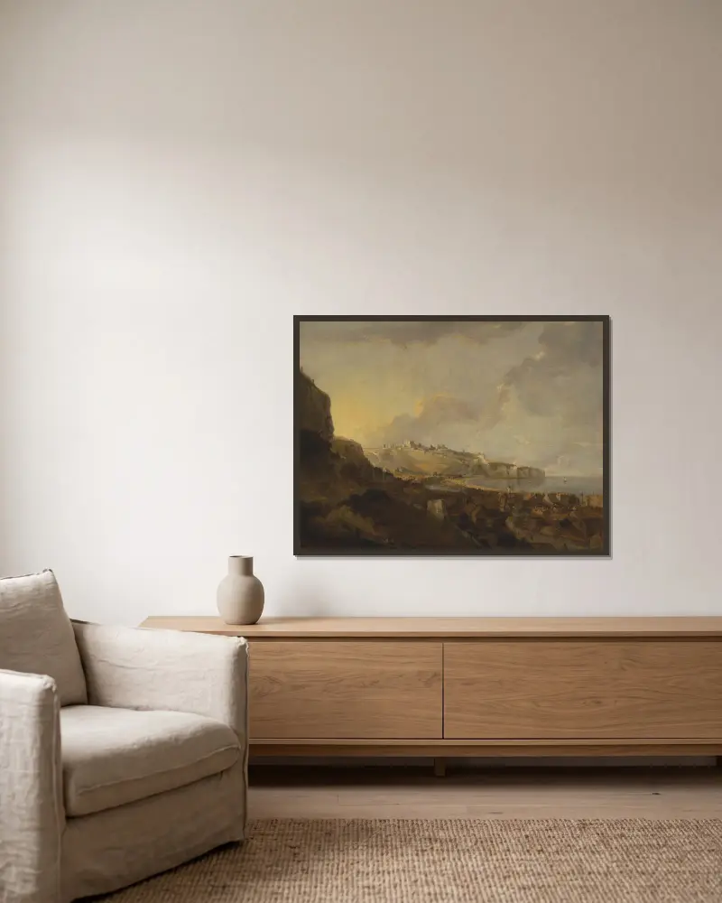 Dover av Richard Wilson inramad på en vägg