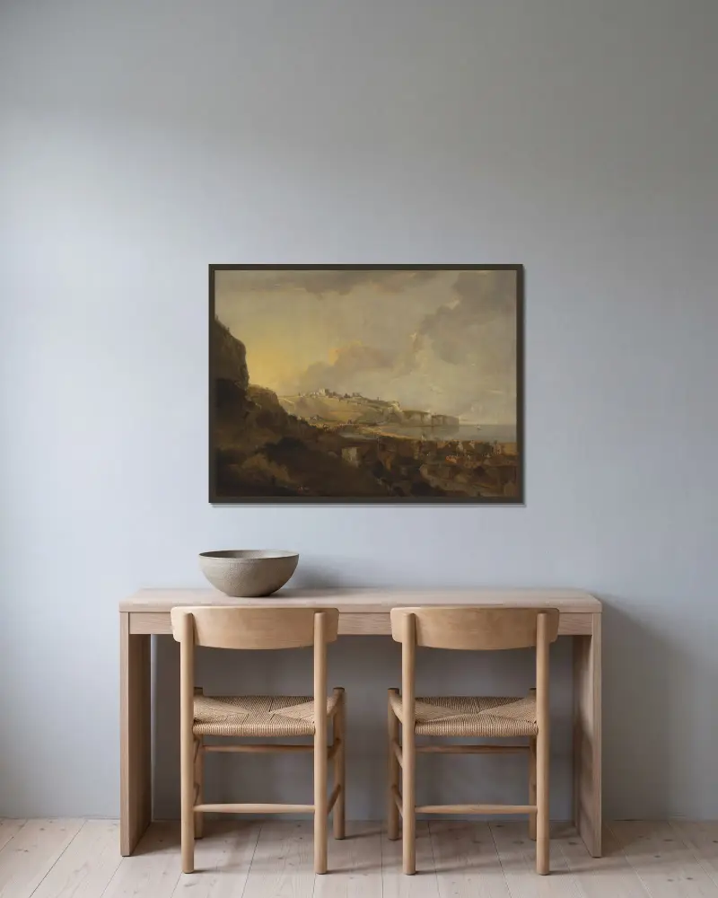 Dover av Richard Wilson inramad på en vägg