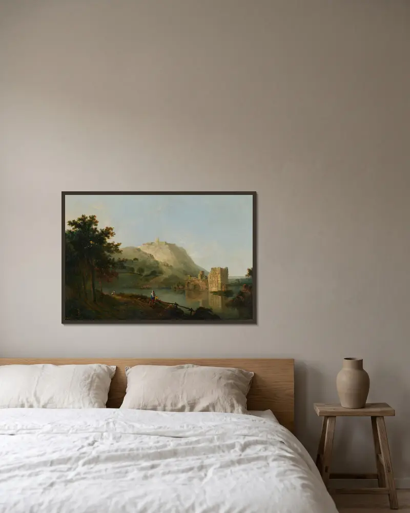 Landscape, Richard Wilson v rámu na stěně